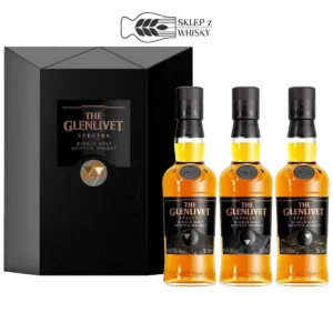 Glenlivet Spectra szkocka whisky single malt, 3 buteleczki po 200 ml, pudełko.
