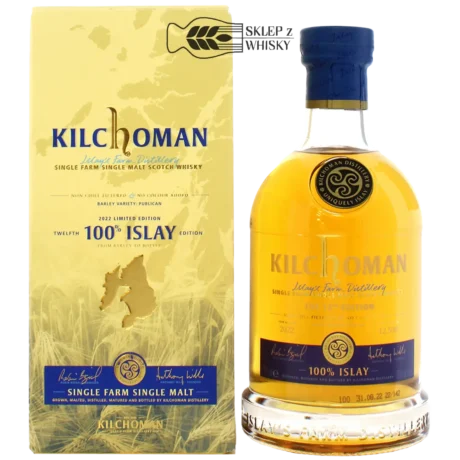 Kilchoman 100% Islay 12th Edition - szkocka whisky single malt, z regionu Islay, 700 ml, w pudełku