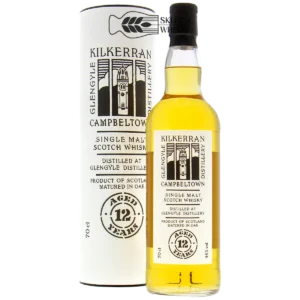 Kilkerran 12-letnia szkocka whisky single malt z regionu Campbeltown, 700 ml w pudełku