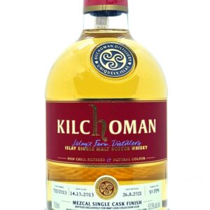 Kilchoman Single Cask 725/2013 Mezcal Finish - szkocka whisky single malt z regionu Islay, 700 ml, w pudełku