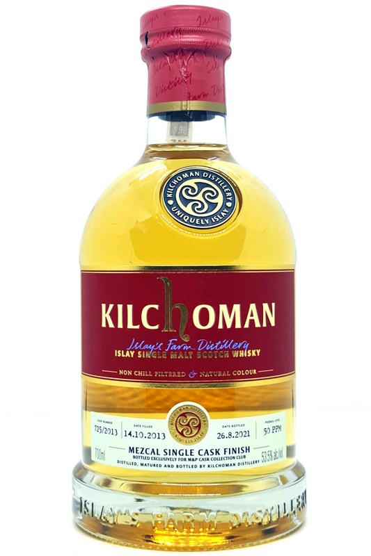 Kilchoman Single Cask 725/2013 Mezcal Finish - szkocka whisky single malt z regionu Islay, 700 ml, w pudełku