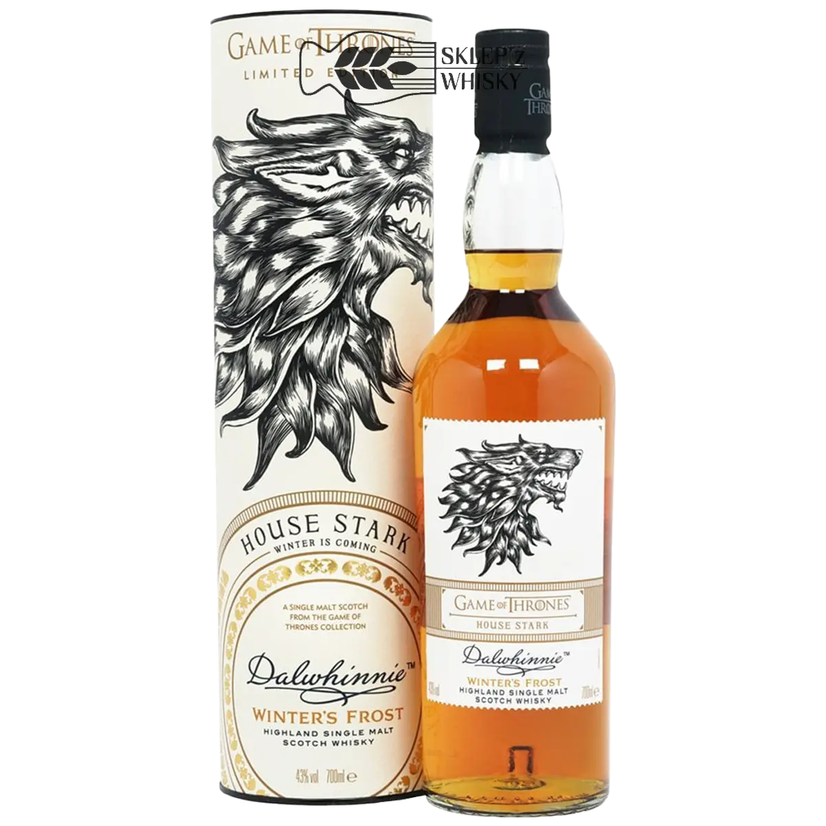 Dalwhinnie Game Of Thrones Winter's Frost - szkocka whisky single malt z regionu Highlands, 700 ml, w pudełku