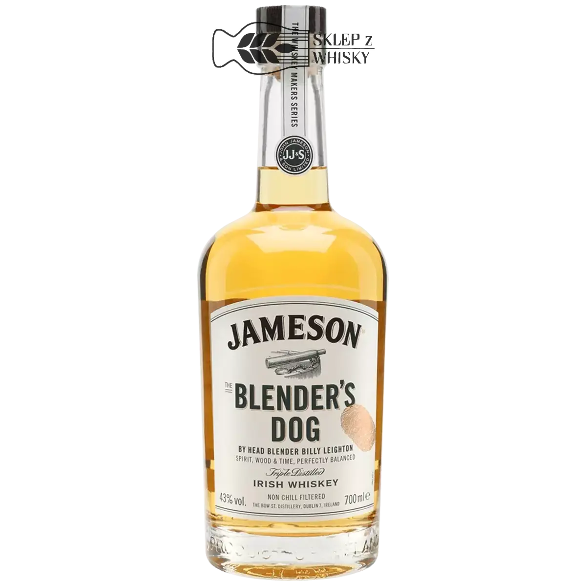 Jameson Blenders Dog - irlandzka whiskey blended, 700 ml