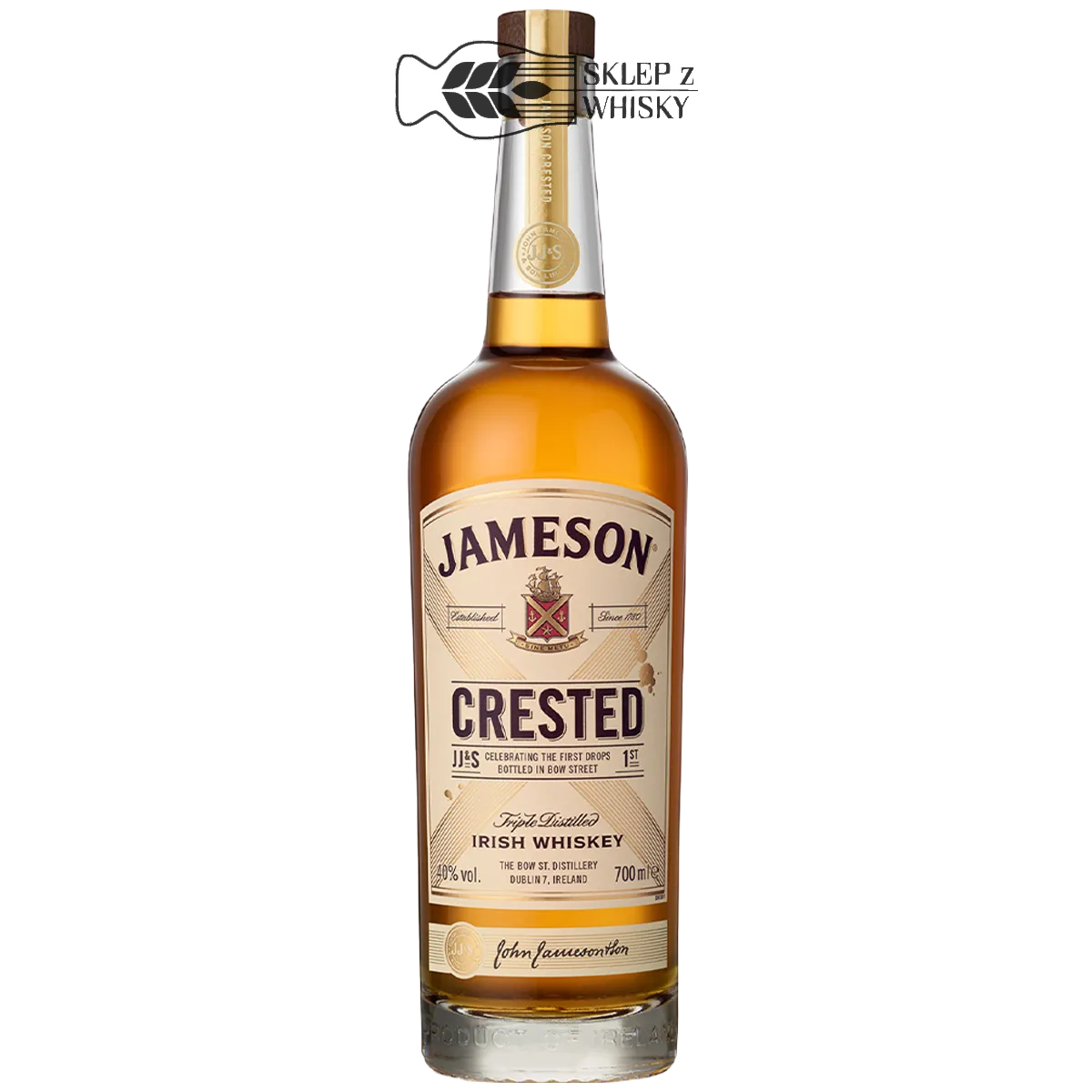 Jameson Crested - irlandzka whiskey blended, 700 ml