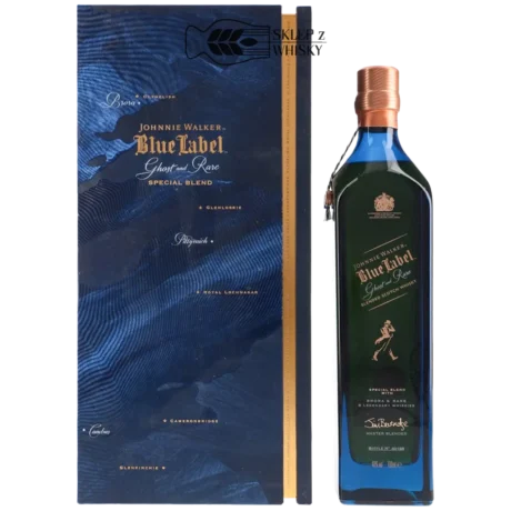 Johnnie Walker Blue Label Ghost And Rare Brora - szkocka whisky blended, 700 ml, w pudełku