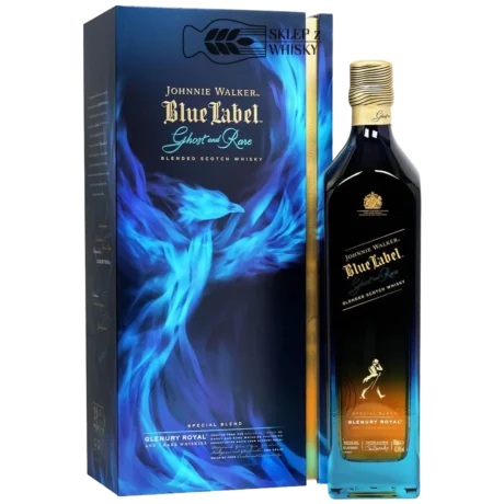 Johnnie Walker Blue Label Ghost And Rare Glenury Royal - szkocka whisky blended, 700 ml, w pudełku
