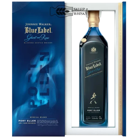 Johnnie Walker Blue Label Ghost And Rare Port Ellen - szkocka whisky blended, 700 ml, w pudełku