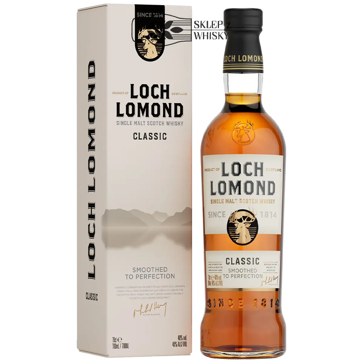 Loch Lomond Classic szkocka whisky single malt z regionu Highlands, 700 ml, w pudełku