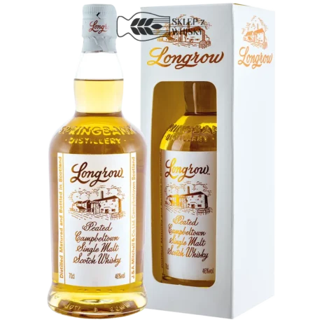 Longrow Peated - szkocka whisky single malt z regionu Campbeltown, 700 ml, w pudełku