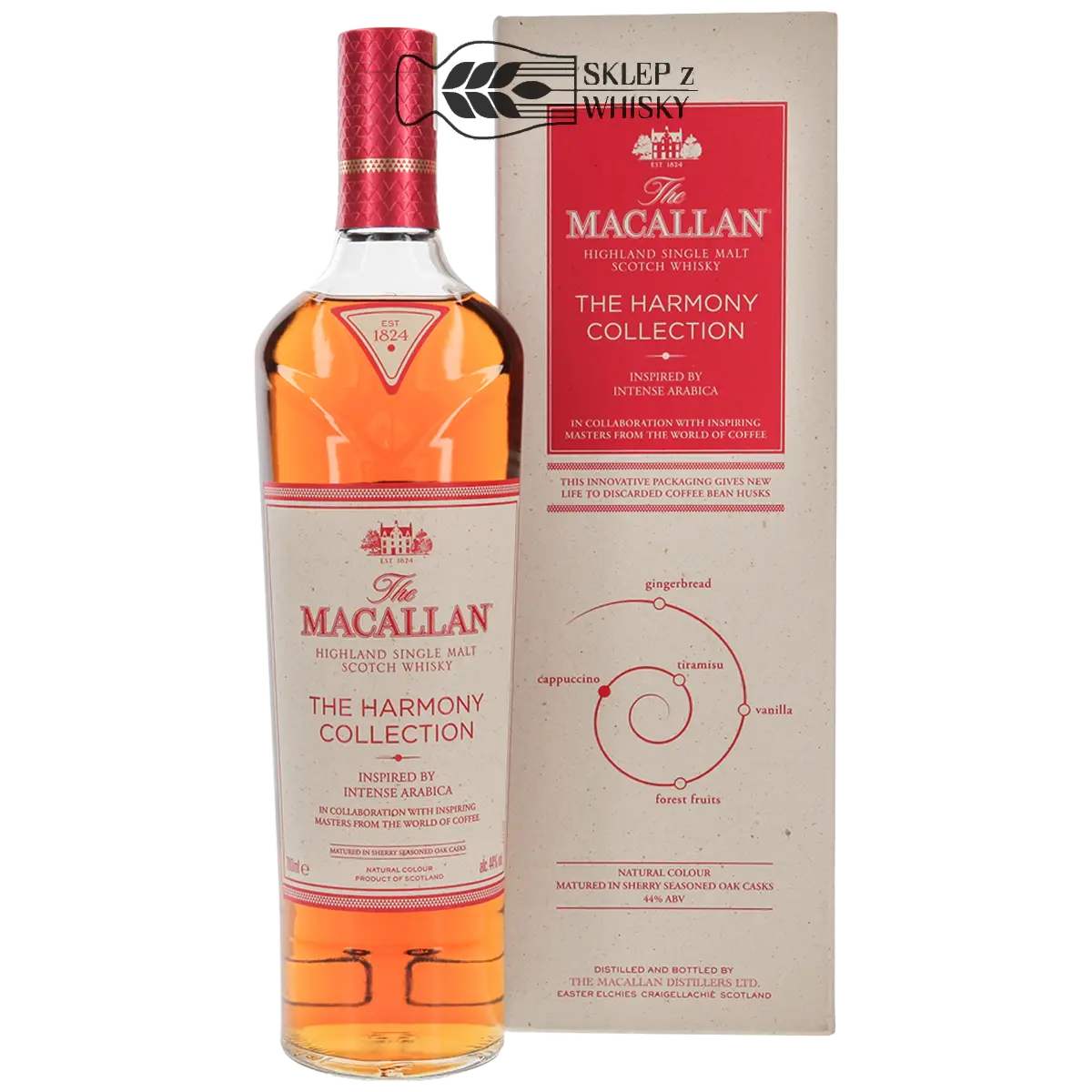Macallan The Harmony Collection Intense Arabica - szkocka whisky single malt z regionu Speyside, 700 ml, w pudełku