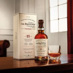 Balvenie 21 YO PortWood - szkocka whisky single malt z regionu Speyside, 700 ml, w pudełku