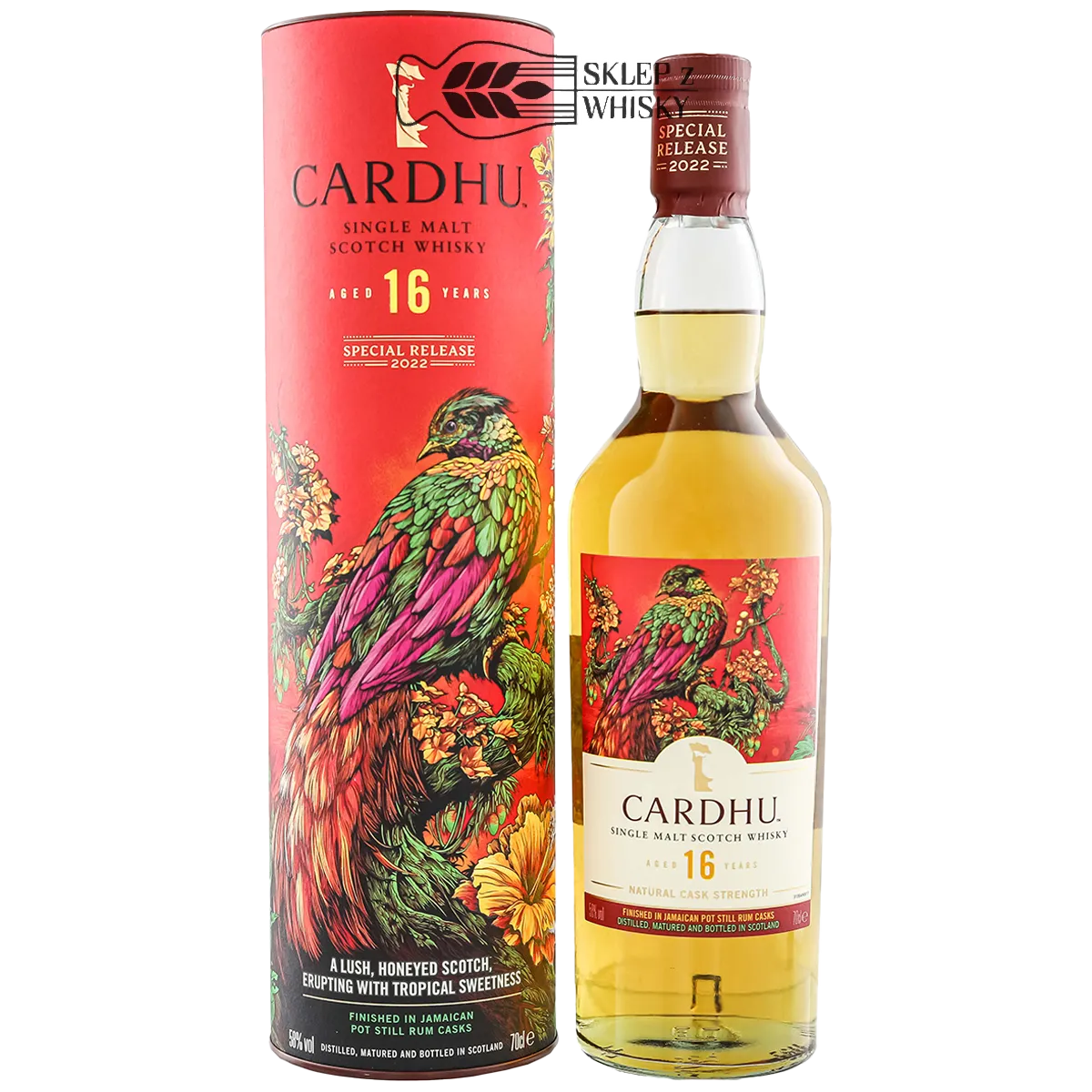 Cardhu 16 YO Diageo Special Release (DSR) 2022 - szkocka whisky single malt z regionu Speyside, 700 ml, w tubie
