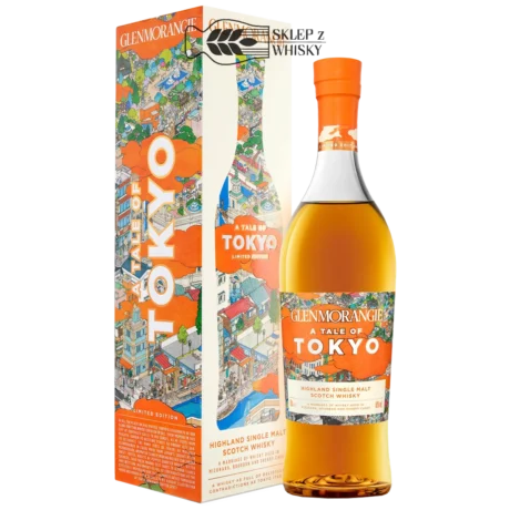 Glenmorangie A Tale Of Tokyo - szkocka whisky single malt z regionu Highland, 700 ml, w pudełku.