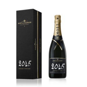 Moet & Chandon Grand Vintage 2015 — Francuskie wino musujące, szampan, 750 ml z pudełkiem