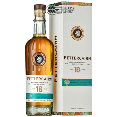 Fettercairn 18-letnia szkocka whisky single malt z regionu Highlands, 700 ml, w pudełku