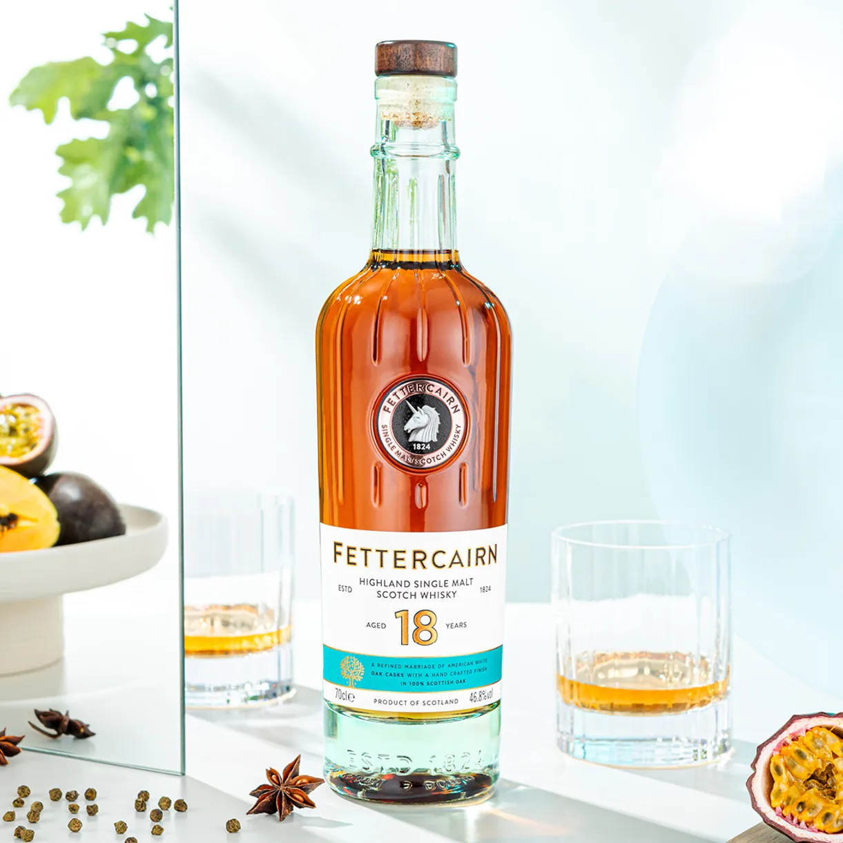 Fettercairn 18-letnia szkocka whisky single malt z regionu Highlands, 700 ml