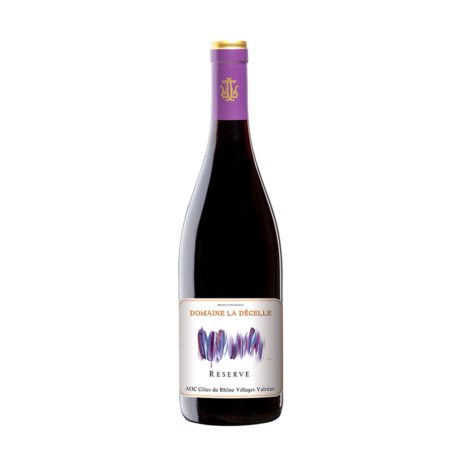 Lavau La Decelle Rouge — Francuskie, czerwone, wytrawne wino, butelka 750ml