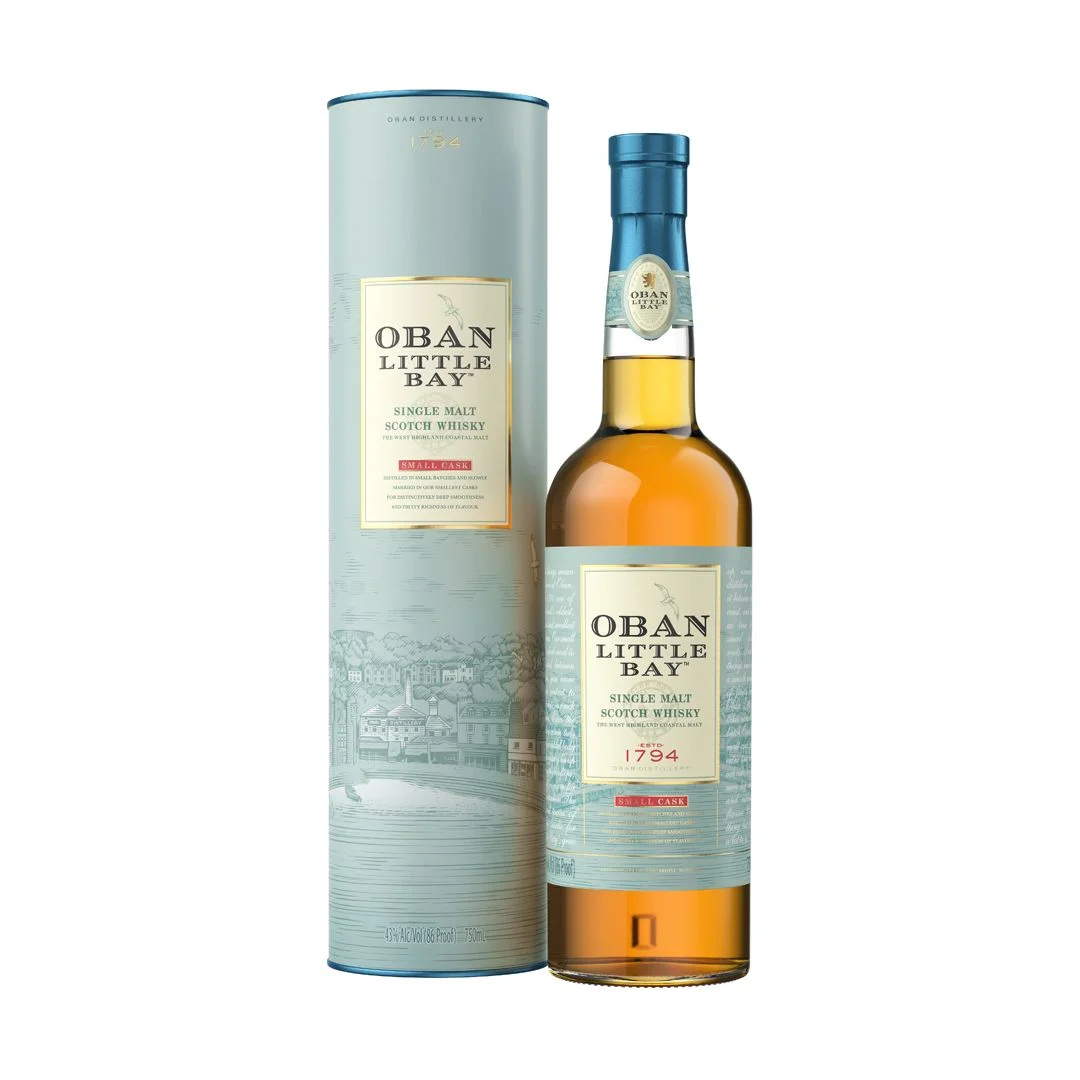 Oban Little Bay szkocka whisky single malt z regionu Highlands, 700 ml, w tubie