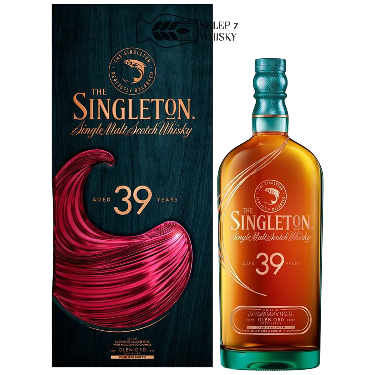 Singleton of Glen Ord 39 letnia szkocka whisky single malt z regionu Speyside, 700 ml, w pudełku