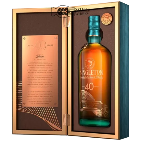Singleton of Glen Ord 40 letnia szkocka whisky single malt z regionu Speyside, 700 ml, w pudełku