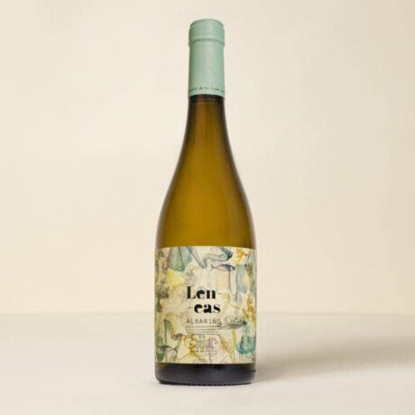 Vegamar Leneas Albarino— Hiszpańskie, białe, wytrawne wino, butelka 750 ml