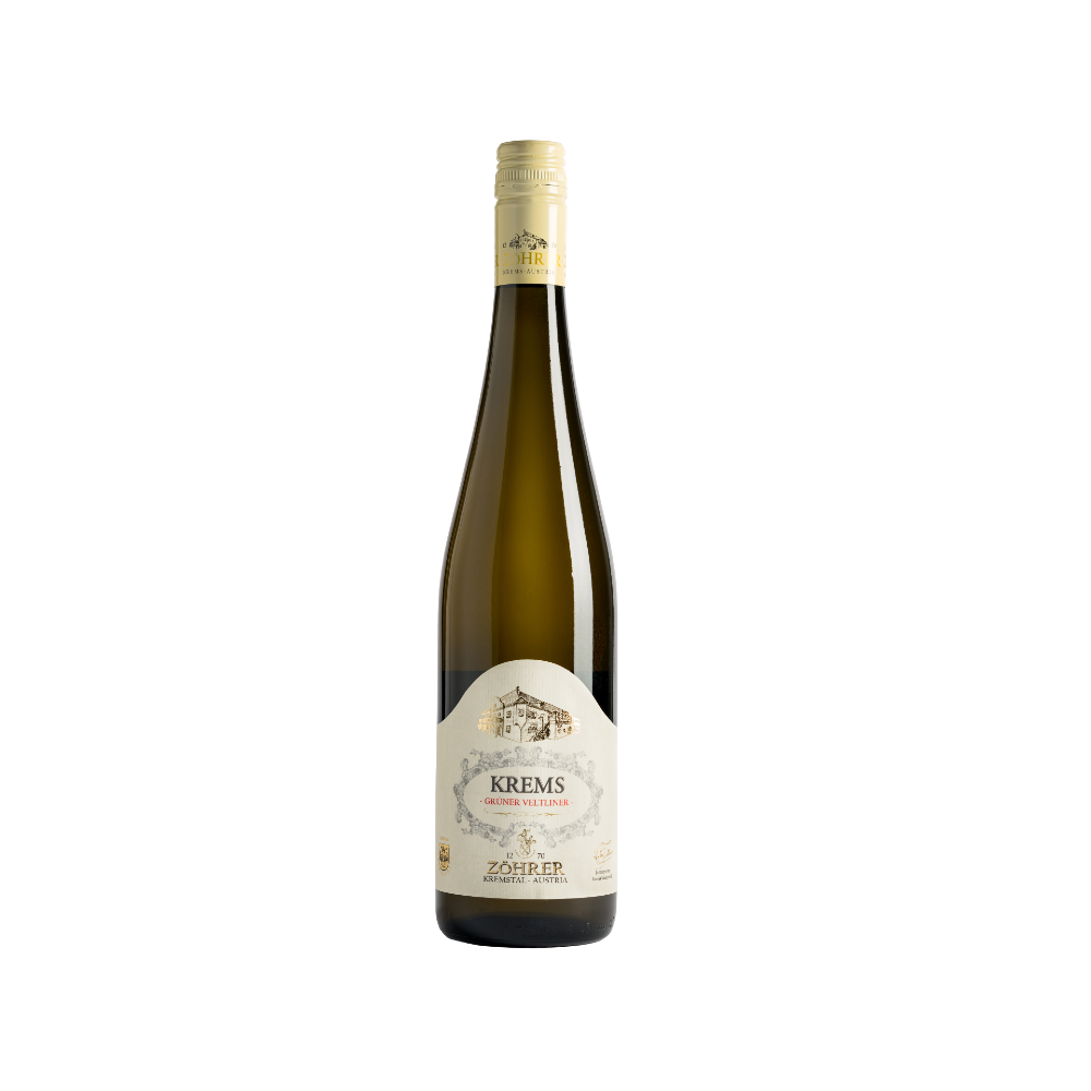 Zöhrer Krems Gruner Veltiner — austriackie, białe wino, butelka 750 ml