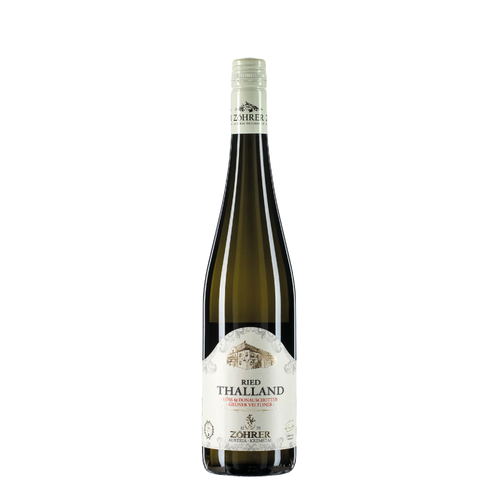Zöhrer Reid Thalland Gruner Veltiner — austriackie, białe wino, butelka 750 ml