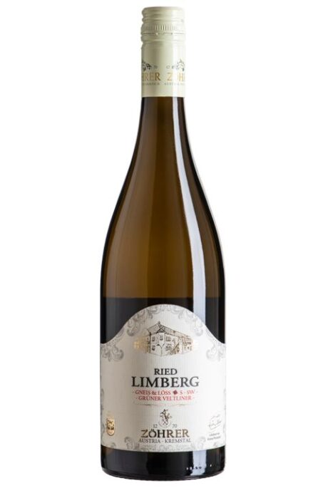 Zöhrer Reid Limberg Gruner Veltiner — austriackie, białe wino, butelka 750 ml