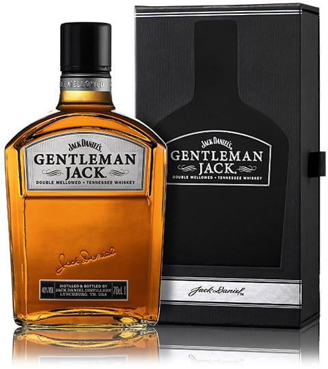 Gentleman Jack — amerykańska Tennessee whisky, butelka 700ml, pudełko