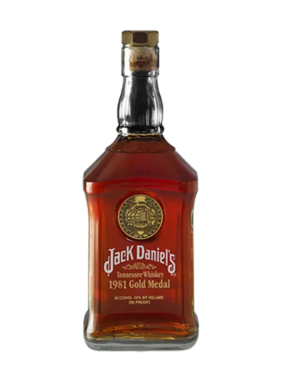 Jack Danie's Gold Medal 1981 — amerykańska Tennessee whisky, butelka 1000 ml